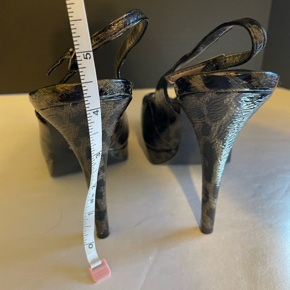 Steve Madden leopard print open toe heels in size 9.5 - Picture 5 of 5